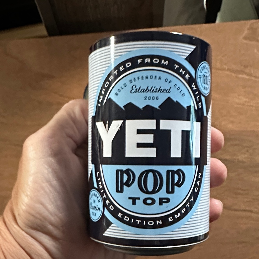 Yeti Pop Top Empty Cans- set of 2 - Picture 3 of 5